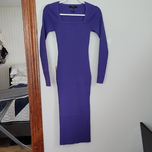 Forever 21 Purple Ribbed Top - Picture 1 of 7